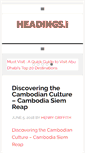 Mobile Screenshot of headings.net